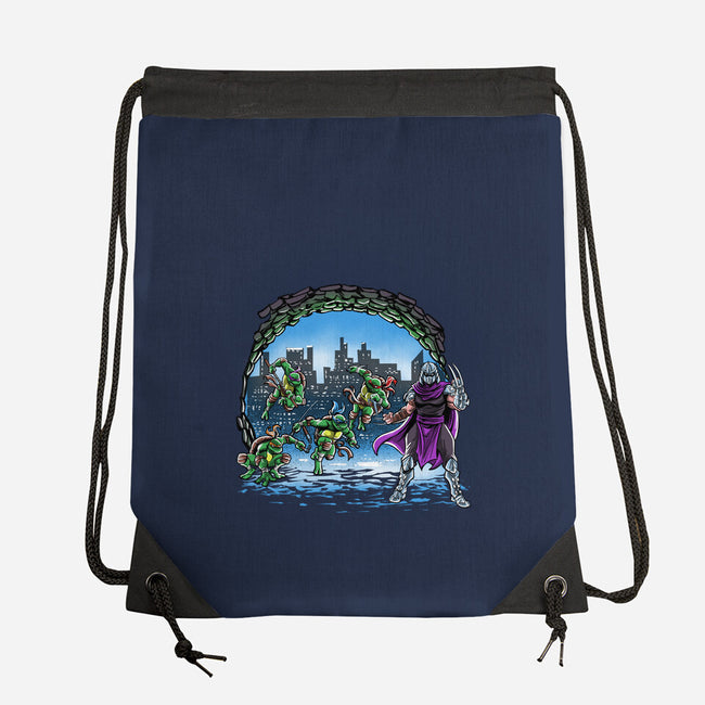 Turtles Cover-None-Drawstring-Bag-zascanauta