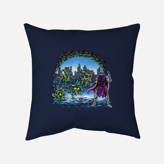 Turtles Cover-None-Non-Removable Cover w Insert-Throw Pillow-zascanauta