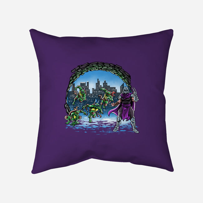 Turtles Cover-None-Non-Removable Cover w Insert-Throw Pillow-zascanauta