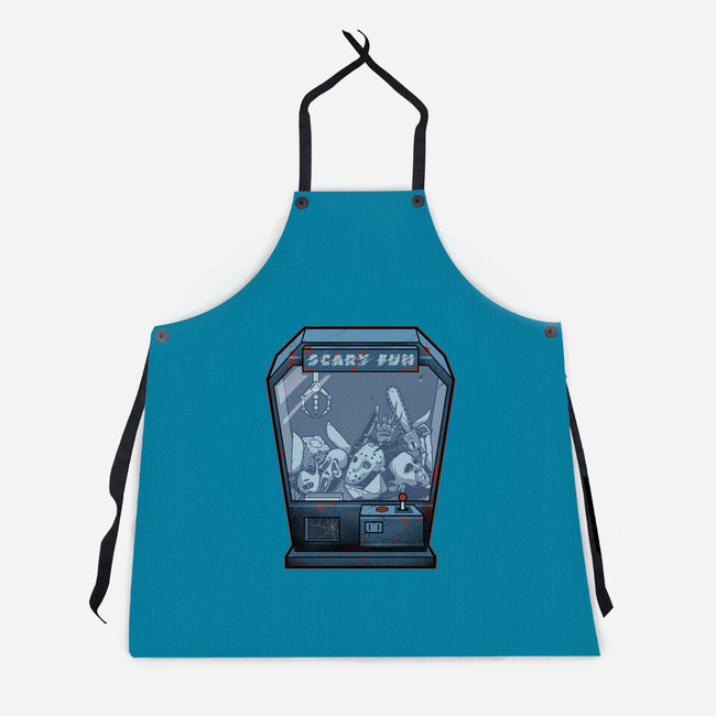 Horror Crane-Unisex-Kitchen-Apron-Astrobot Invention