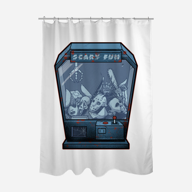 Horror Crane-None-Polyester-Shower Curtain-Astrobot Invention