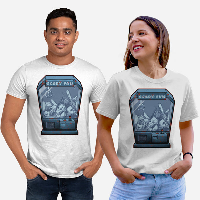 Horror Crane-Unisex-Basic-Tee-Astrobot Invention