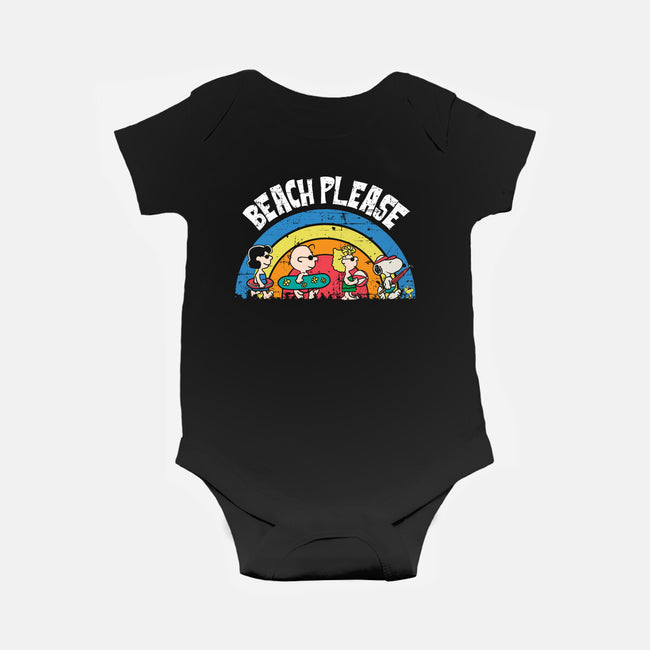 Beach Time Please-Baby-Basic-Onesie-turborat14