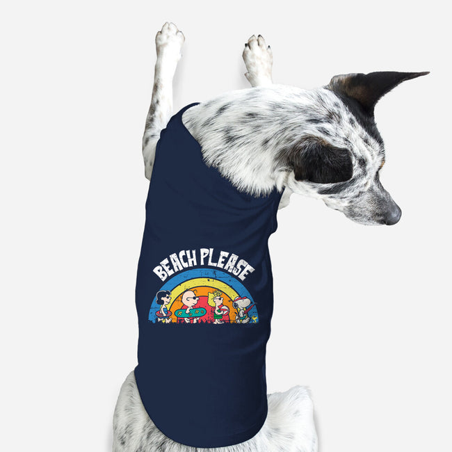 Beach Time Please-Dog-Basic-Pet Tank-turborat14