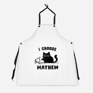 I Choose Mayhem-Unisex-Kitchen-Apron-kg07