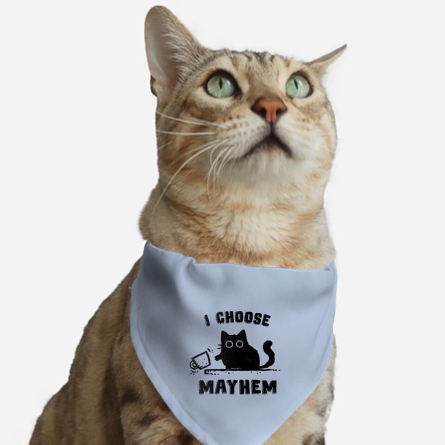 I Choose Mayhem-Cat-Adjustable-Pet Collar-kg07