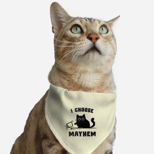 I Choose Mayhem-Cat-Adjustable-Pet Collar-kg07