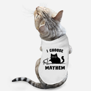 I Choose Mayhem-Cat-Basic-Pet Tank-kg07