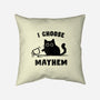 I Choose Mayhem-None-Non-Removable Cover w Insert-Throw Pillow-kg07