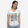 Keep The Pace-Womens-V-Neck-Tee-Henrique Torres