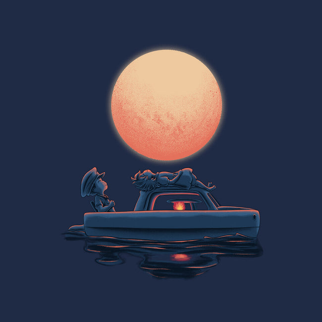 Boat Under The Moon-Mens-Heavyweight-Tee-rmatix