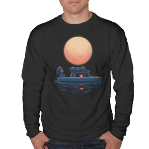 Boat Under The Moon