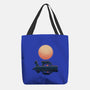 Boat Under The Moon-None-Basic Tote-Bag-rmatix