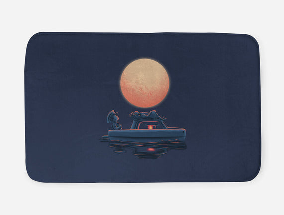 Boat Under The Moon