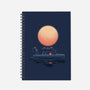 Boat Under The Moon-None-Dot Grid-Notebook-rmatix