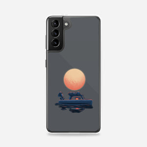 Boat Under The Moon-Samsung-Snap-Phone Case-rmatix