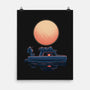 Boat Under The Moon-None-Matte-Poster-rmatix