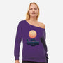 Boat Under The Moon-Womens-Off Shoulder-Sweatshirt-rmatix