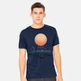 Boat Under The Moon-Mens-Heavyweight-Tee-rmatix