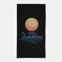 Boat Under The Moon-None-Beach-Towel-rmatix