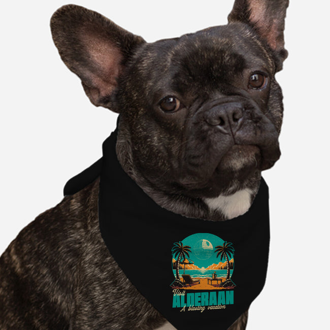 Summer Planet Destruction-Dog-Bandana-Pet Collar-Studio Mootant