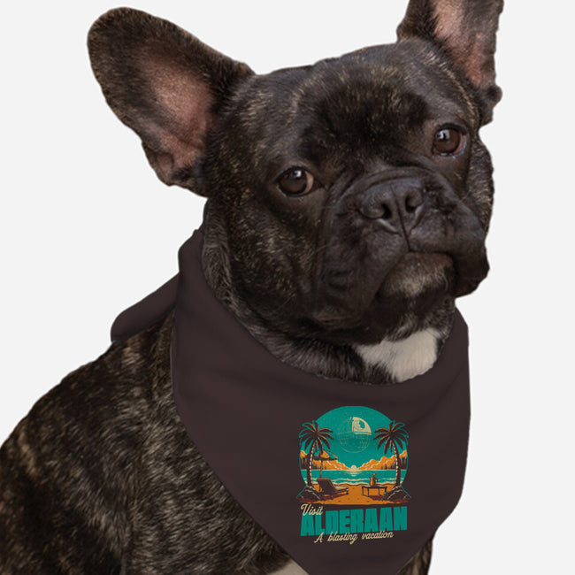 Summer Planet Destruction-Dog-Bandana-Pet Collar-Studio Mootant