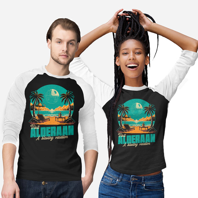 Summer Planet Destruction-Unisex-Baseball-Tee-Studio Mootant