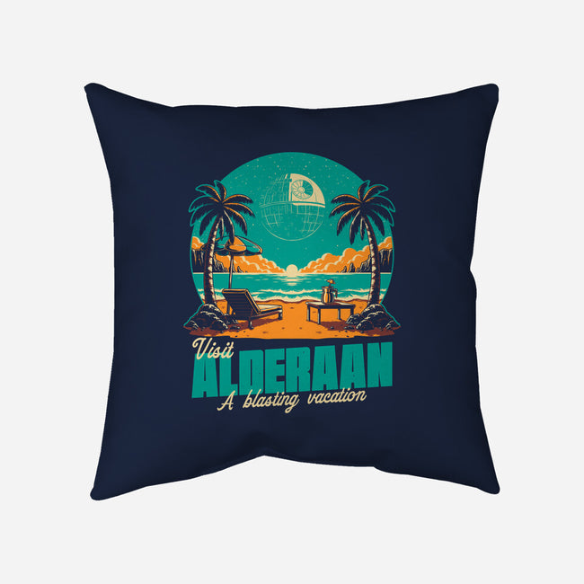 Summer Planet Destruction-None-Removable Cover w Insert-Throw Pillow-Studio Mootant