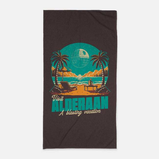 Summer Planet Destruction-None-Beach-Towel-Studio Mootant