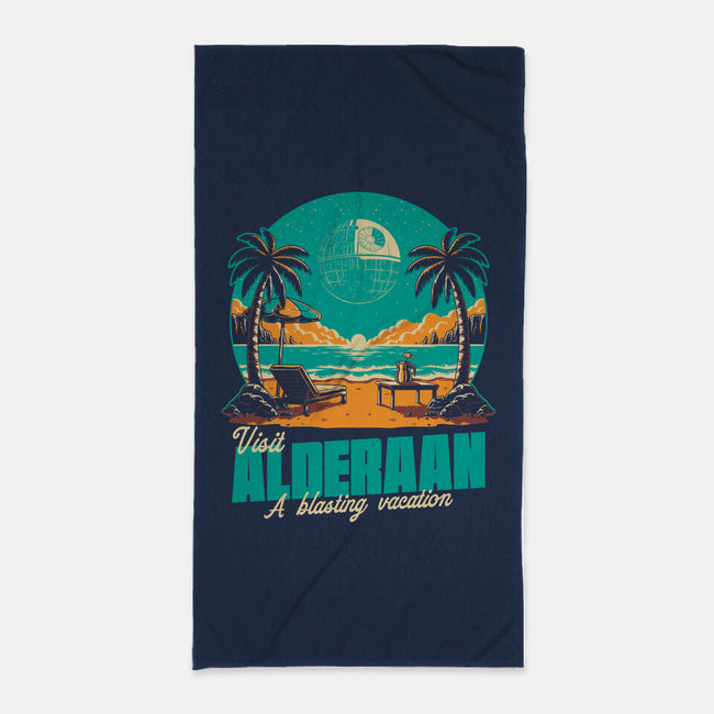 Summer Planet Destruction-None-Beach-Towel-Studio Mootant