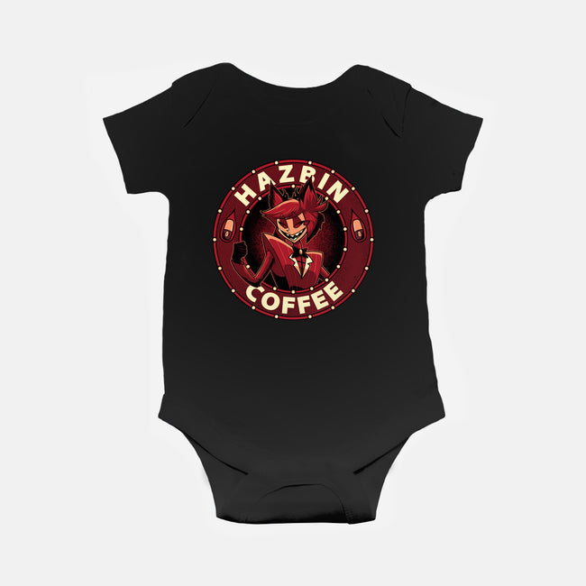 Hazbin Coffee-Baby-Basic-Onesie-Astrobot Invention