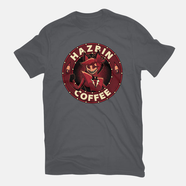 Hazbin Coffee-Unisex-Basic-Tee-Astrobot Invention