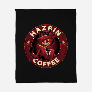 Hazbin Coffee-None-Fleece-Blanket-Astrobot Invention
