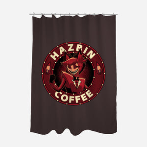 Hazbin Coffee-None-Polyester-Shower Curtain-Astrobot Invention