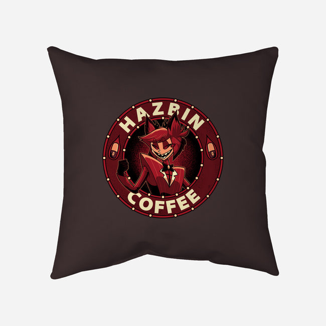 Hazbin Coffee-None-Non-Removable Cover w Insert-Throw Pillow-Astrobot Invention