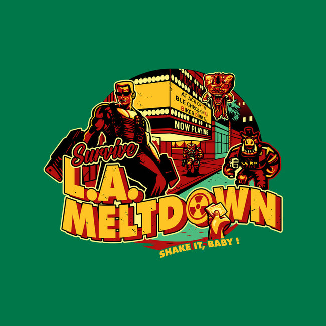 Survive LA Meltdown-Mens-Basic-Tee-daobiwan