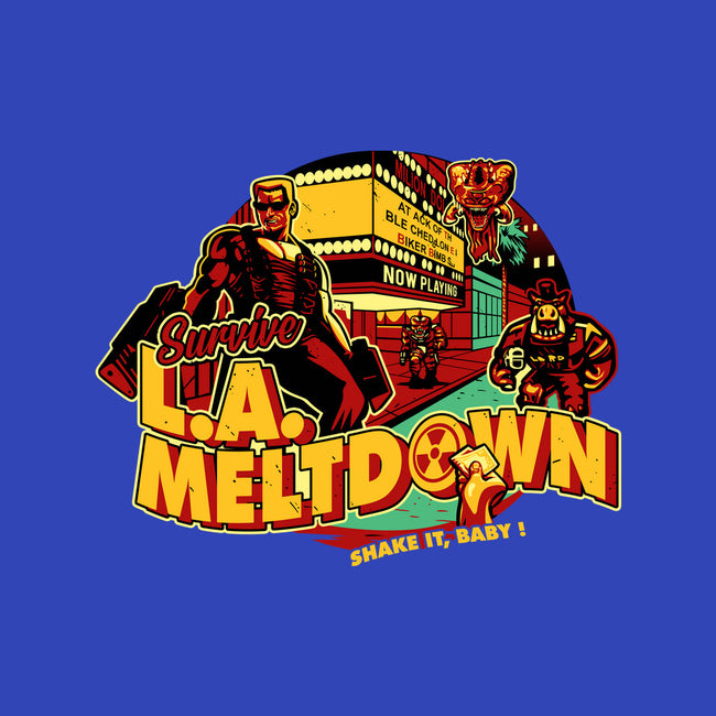 Survive LA Meltdown-Unisex-Basic-Tee-daobiwan