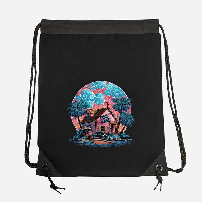 Island Life-None-Drawstring-Bag-glitchygorilla