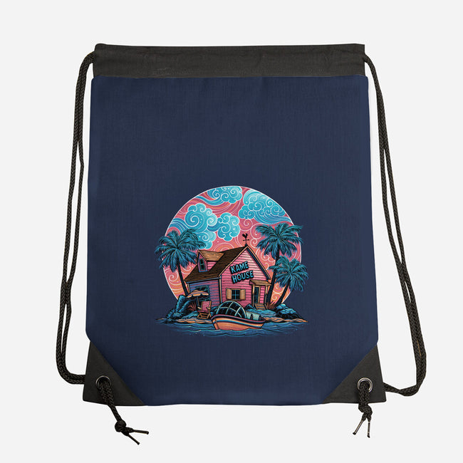 Island Life-None-Drawstring-Bag-glitchygorilla