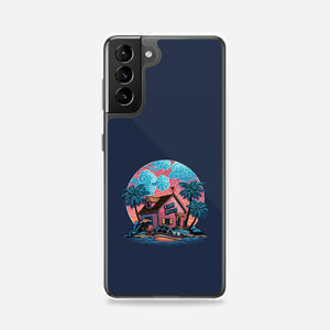Island Life-Samsung-Snap-Phone Case-glitchygorilla