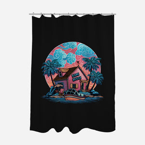 Island Life-None-Polyester-Shower Curtain-glitchygorilla