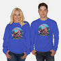 Island Life-Unisex-Crew Neck-Sweatshirt-glitchygorilla