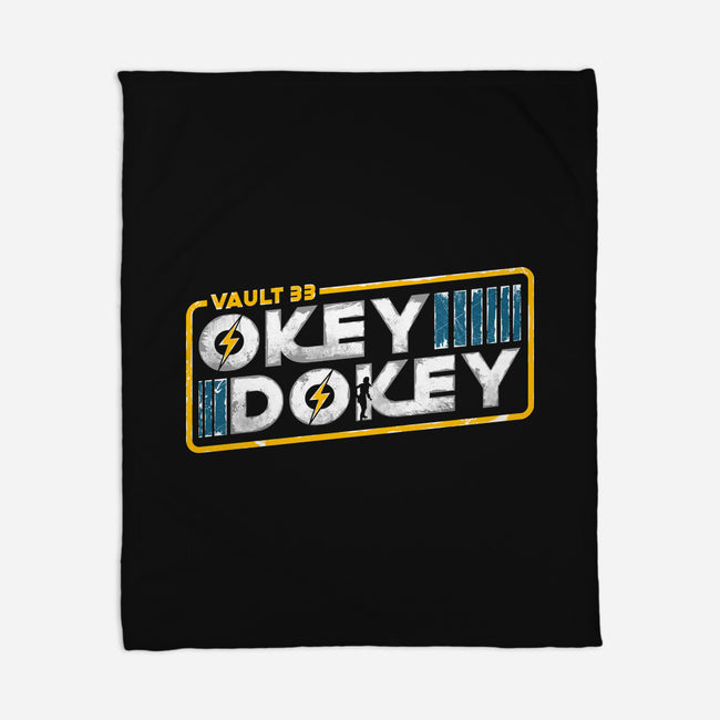 Okey Dokey Vault 33-None-Fleece-Blanket-rocketman_art