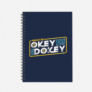 Okey Dokey Vault 33-None-Dot Grid-Notebook-rocketman_art