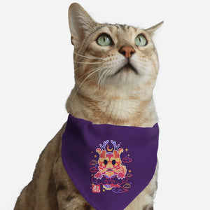 Kawaii Chinese Dragon-Cat-Adjustable-Pet Collar-NemiMakeit
