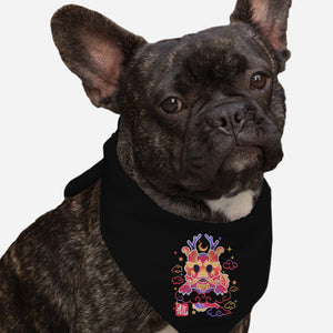 Kawaii Chinese Dragon-Dog-Bandana-Pet Collar-NemiMakeit