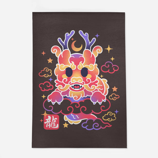 Kawaii Chinese Dragon-None-Indoor-Rug-NemiMakeit