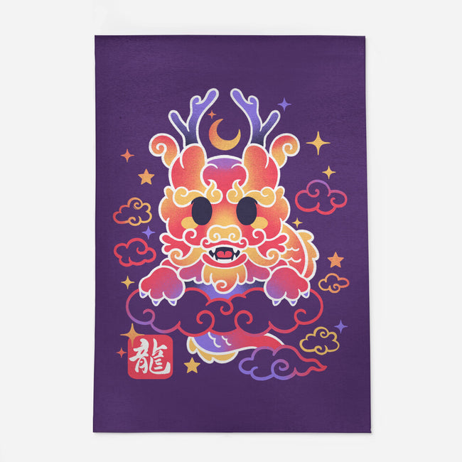 Kawaii Chinese Dragon-None-Outdoor-Rug-NemiMakeit