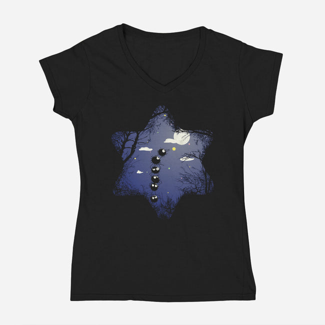 My Star-Womens-V-Neck-Tee-Donnie