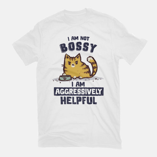 I Am Aggressively Helpful-Womens-Fitted-Tee-kg07